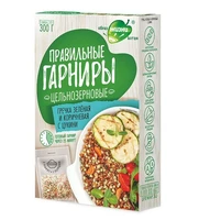Гречка зеленая и коричневая с цукини 300г 20487