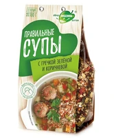 Суп с гречкой зеленой и коричневой 180г 20492