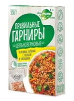 Чечевица зеленая с полбой и овощами 300г 19566