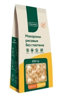 Макароны Ракушки рисовые без глютена “Диетика” 250г 21443