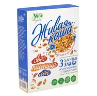 Каша живая “Vita” “3 злака” хлопья овёс, пшеница, лён 300г 17891