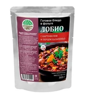 Лобио с картофелем и халапеньо vegan, реторт-пакет 300г 20639
