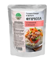 Фунчоза со свининой и овощами, реторт-пакет 250г 20641