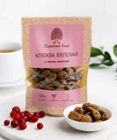 Клюква вяленая в тёмном шоколаде крафт 60г 20542