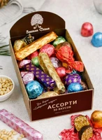 Конфеты Ассорти 30 вкусов, шоу-бокс (38 конфет) 585г 20321