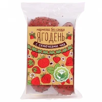 Мармелад “Ягодень” ассорти: Клубничный с семенами чиа 140г 14586