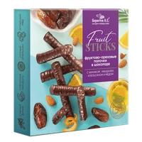 Конфеты “FruitSticks” с фиником, миндалём, апельсином и медом 175г 19836