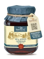 Мёд “Берестов А.С.” Дикий Таежный ст. банка 500г 18338