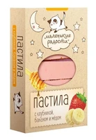 Пастила “Маленькие радости” Клубника, банан и мёд 95г 19987