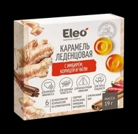 Леденцы карамель с имбирем, корицей и чили (блистер) 19г 19579