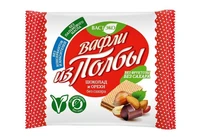 Вафли из Полбы Шоколад и орехи без сахара КВАДРАТ 45г 21154
