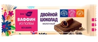 Ваффин из полбы “Двойной шоколад молочный” без сахара 26г 19609