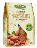 Печенье миндальное со стевией “Золотой Лён” 200г 20098
