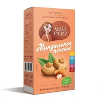 Печенье миндальное без сахара и глютена Missis Pickez 100г 20523