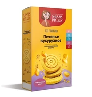 Печенье песочное Кукурузное Missis Pickez 100г 20516