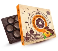 Зефир в глазури “Солнечный абрикос” с кусочками абрикоса, кор. 225г 21294