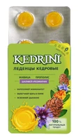 Леденцы кедровые с шалфеем и розмарином Kedrini 6*3,2 19481
