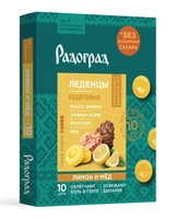 Леденцы с лимоном и медом без сахара 10×3,2г 13795
