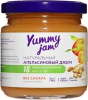 Джем Апельсиновый с имбирём, низкокаллорийный Yummy 200г 20757