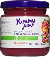 Джем Клюквенный, низкокаллорийный Yummy 200г 20762