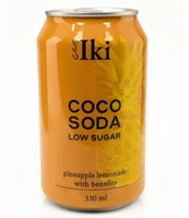 Лимонад CocoSoda ананас на основе кокоса iki 330мл 21575