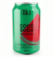 Лимонад CocoSoda арбуз на основе кокоса iki 330мл 21571