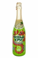 Шампанское детское “Весёлый круг” белый виноград, стекло 750мл 20742