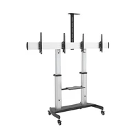 Мобильная напольная стойка для 2-х дисплеев Wize Pro MH255 для размера 37"-60" 2007441650