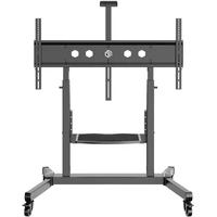 Мобильная напольная стойка ONKRON TS1991 Black для размера 50"-100" 1066714728