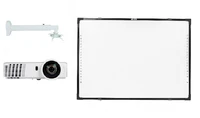 Интерактивный комплект IQBoard DVT TN082 + проектор Infocus INV30 + крепление для проектора Wize WTH87150 601583211