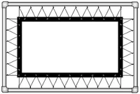 Полотно на люверсах Corvus (4:3) 632х480 (Z 610х457/3 серое просветное (RP)-PS/S) 1839988618