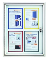 Доска-витрина Magnetoplan CC д/наруж.испол,9хА4,900х1125мм 1279295749