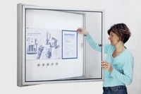 Доска-витрина Magnetoplan CC д/наруж.испол,4хА4,650х790мм 1918040121