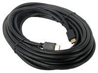 Кабель Гарнизон HDMI-7,5M, v1.4, 7,5м, черный, позол.разъемы, экран, пакет 1183000921