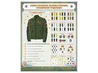 Интерактивный электрифицированный стенд "Знаки различия военнослужащих Российской Федерации" Zarnitza 1878356300