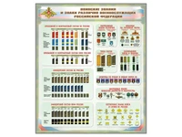 Информационный стенд "Воинские звания и знаки различия военнослужащих Российской Федерации" Zarnitza 9873080