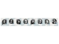 Стенд-лента комплект портретов иностранных писателей (Франция) Zarnitza 604852363