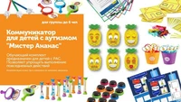 КОМПЛ.0017 Игровой комплект "Коммуникатор для детей с аутизмом "Мистер Ананас" (6 чел.) 2018467276
