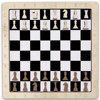 Настенная игра "2 в 1 Шашки + шахматы" «Умничка» 1327588734