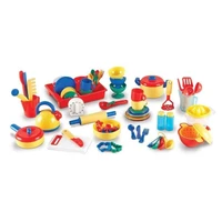 Развивающий игровой набор посуда "Делюкс" Learning Resources LER9157 (серия Pretend &amp; Play, 76 элементов) 139925655