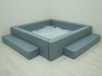 Сухой бассейн АЛМА с шариками и RGB-подсветкой 140х140 см. 19204020