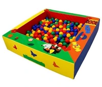 Сухой бассейн Pappado квадратный с дидактикой 130x130x30 см. 1193231876