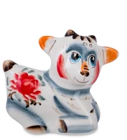 ГЛ- 998/1 Фигурка «Козлик» цв. (Гжельский фарфор) 2122851570