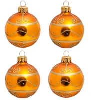 НФШ-1187/2 Набор ел.украшений Шар 4шт «Букет новогодний» 60 мм 1130984807