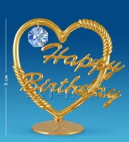 AR-3490 Фигурка «Сердце Happy Birthday» (Юнион) 1173940891