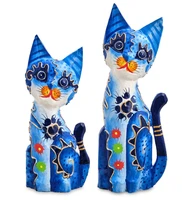 99-024 Фигурка «Кошка» н-р из двух 30, 20 см (албезия, о.Бали) 1788544213