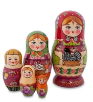 МР-58/ 2 Матрешка 5м «Дуня с курицей» 1505785436