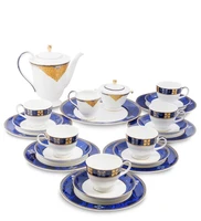 JK-194 Чайный сервиз 22 пр. на 6 перс. «Золотой Палермо» (Gold Palermo Pavone) 1747479051