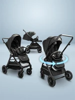 Прогулочная коляска с реверсивным блоком Amarobaby, Somnium, чёрный AB25-10SOMNIUM/09