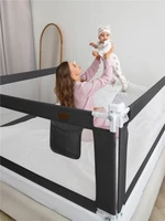 Барьер защитный для кровати Amarobaby Linear, черный AB-LIN-BSR-BL-200